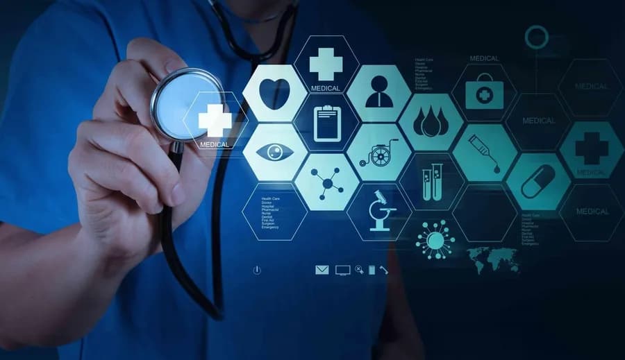 A doctor with a stethoscope